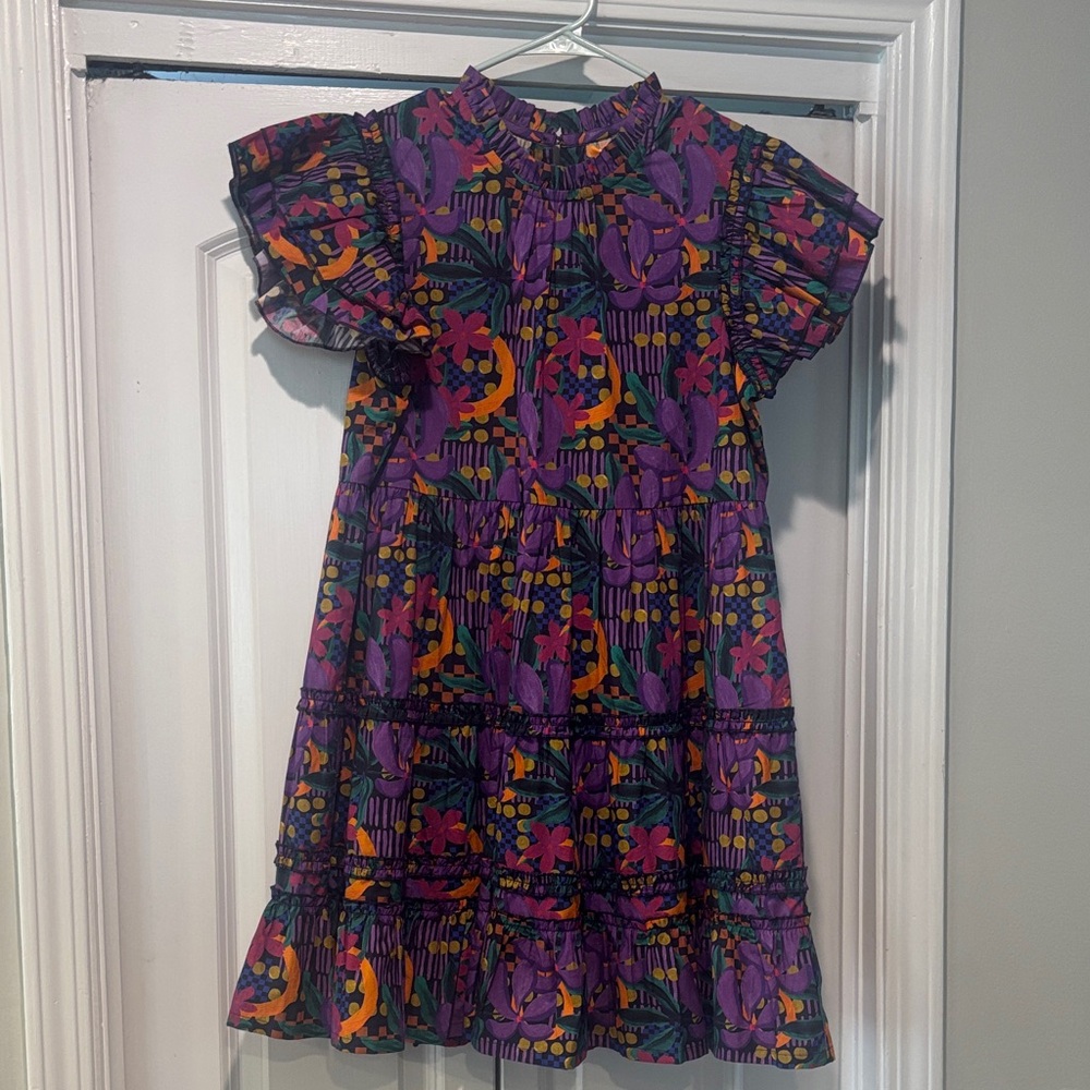 BRITON COURT Colorful Floral Dress